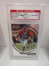 Jaylen Waddle Alabama 2021 Select ROOKIE #264 graded PAAS Gem Mint 9.5