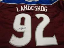 Gabriel Landeskog of the Colorado Avalanche signed autographed hockey jersey PAAS COA 990