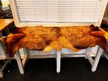 6' by 4' REAL Deer Skin Rug / LIKE NEW Deer Skin Rug