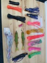 Large Lot of Trolling Lures / Deep Sea Fishing Lures / Fishing Supplies