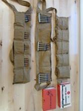 (100)+ Rounds of 30-06 Ammunition W/ Quick Loaders & Shoulder Strap Belt / Holding Strap