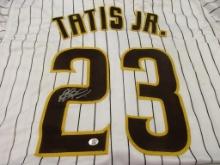 Fernando Tatis Jr of the San Diego Padres signed autographed baseball jersey PAAS COA 438