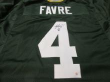 Brett Favre of the Green Bay Packers signed autographed football jersey PAAS COA 549