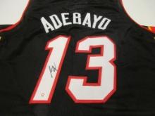 Bam Adebayo of the Miami Heat signed autographed basketball jersey PAAS COA 989