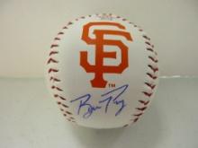 Buster Posey of the San Francisco Giants signed autographed logo baseball PAAS COA 172