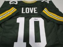 Jordan Love of the Green Bay Packers signed autographed football jersey PAAS COA 075