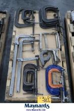 (1) Pallet of Assorted C-Clamps
