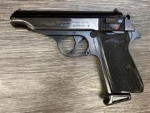 EARLY WALTHER PP .380 ACP/9MM KURZ CALIBER DA PISTOL W/ BOX AND DOCS.