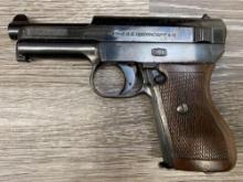 MAUSER-WERKE MODEL 1934 SA SEMI-AUTO .32 ACP PISTOL