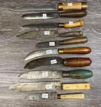 LOT OF (10) ANTIQUE 19th CENTURY KNIVES