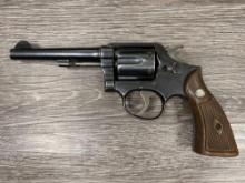 SMITH & WESSON POST WAR "S" SERIES K 38 "5-SCREW" DA REVOLVER .38 SPL CAL. (CIRCA 1946-1948).