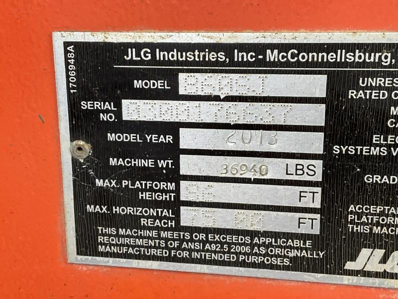 2013 JLG 860SJ Boom Lift
