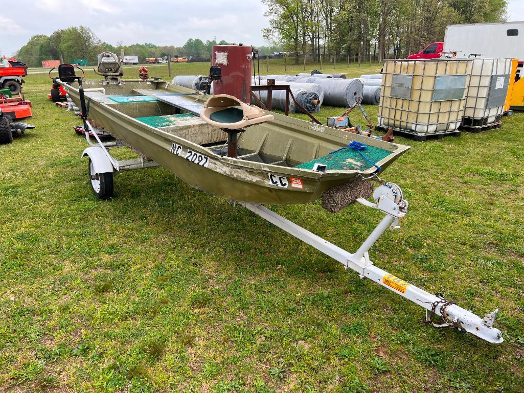 1979 Polar Kraft Flat Bottom Jon Boat