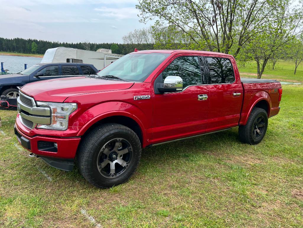 2020 FORD F150 PLATINUM PICKUP **SALVAGE TITLE,