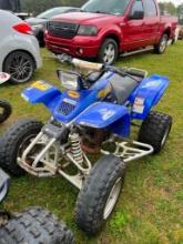 YAMAHA BLASTER 240 ATV BLUE (OWNER HAS KEY)