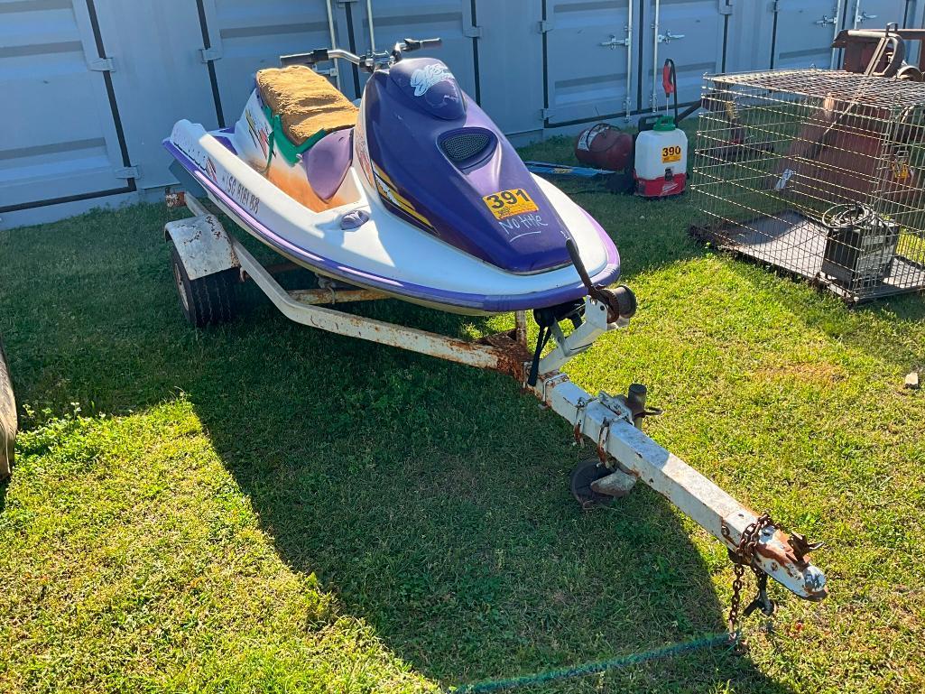 1996 GTS SEADOO BOMBARDIER, NO TITLE, ROTAX