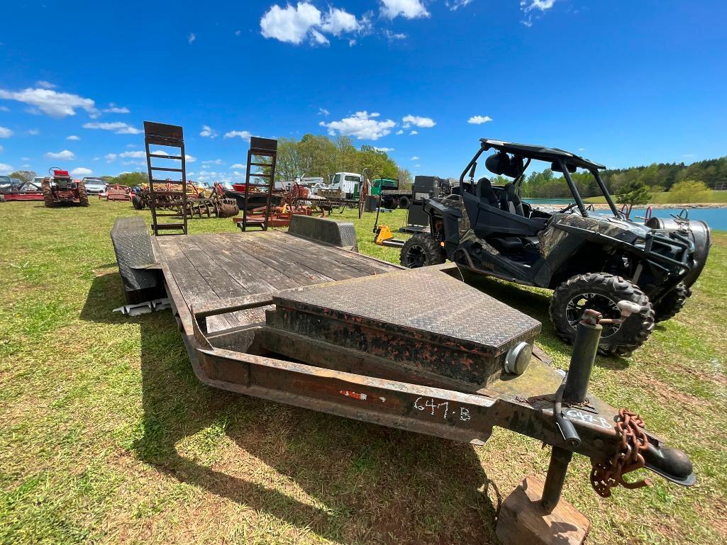 1998 16' Equipment Trailer (74"x16', Tandem