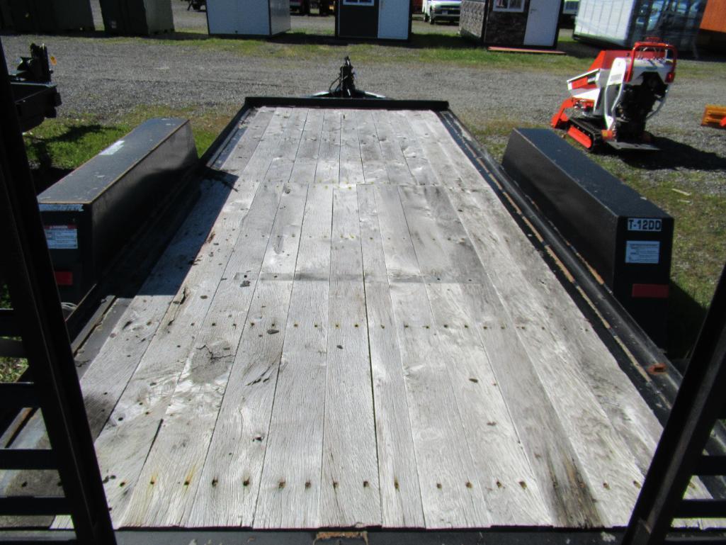 2008 TOWMASTER T-12DD 16' TANDEM AXLE EQUIPMENT TRAILER - GRANTS PASS, OR