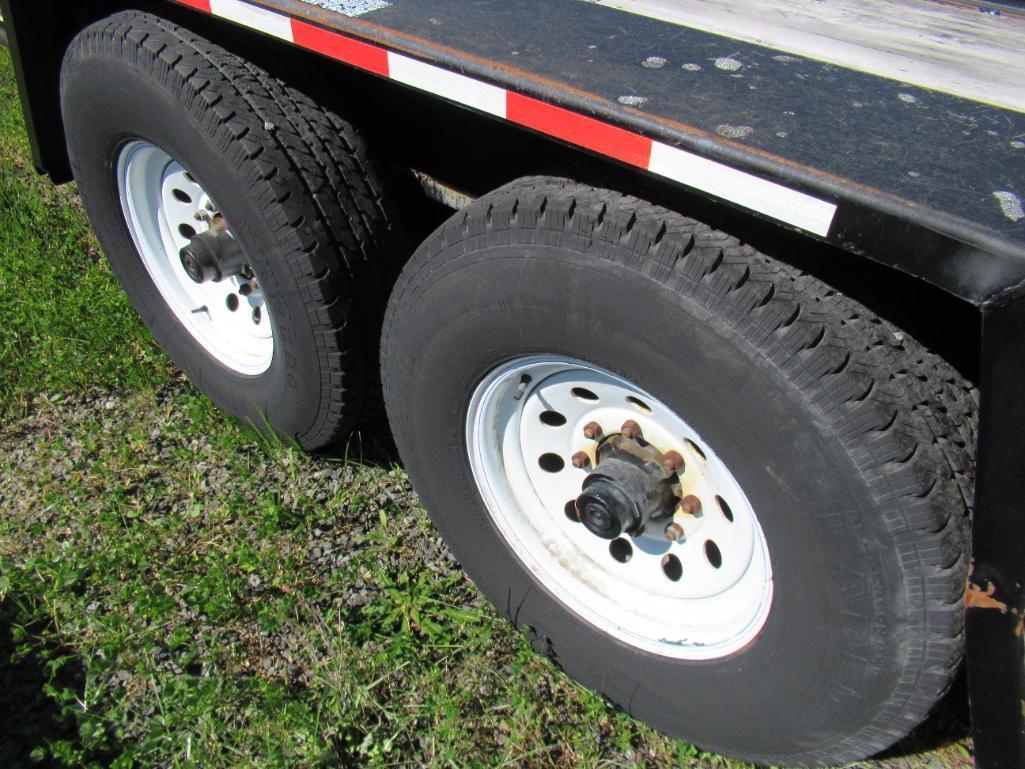 2008 TOWMASTER T-12DD 16' TANDEM AXLE EQUIPMENT TRAILER - GRANTS PASS, OR