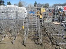 (8) BAKERY RACKS ON CASTERS