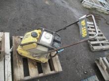 WACKER REVERSABLE PLATE COMPACTOR, HONDA GX200 GAS, 23'' X 19'' PLATE, SER#: UNKNOWN