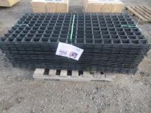 2024 SIMPLE SPACE (100) 3' X 6' BLACK WIRE MESH PANELS (UNUSED)