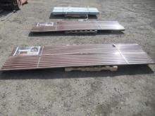 (70) 2024 SIMPLE SPACE 37 1/4'' X 141 3/4'' BROWN METAL ROOF PANELS (UNUSED)