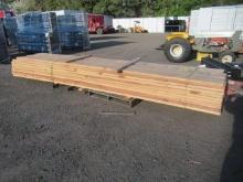 APPROX (40) PIECES OF 2'' X 12'' X 16' LUMBER