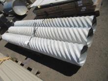 (3) PIECES OF 115'' X 12'' GALVANIZED DUCTING