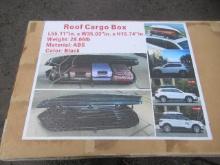 2024 55'' X 35'' X 15 3/4'' BLACK AUTO ROOF CARGO BOX (UNUSED)