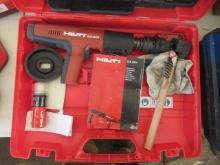 HILTI DX351 POWDER-ACTUATED TOOL W/ HARD CASE & ACCESSORIES