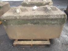 60'' X 30'' X 33'' CONCRETE BARRIER BLOCK