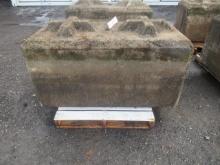 60'' X 30'' X 33'' CONCRETE BARRIER BLOCK