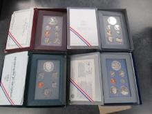 1986, 1990, 1991 & 1992 UNITED STATES MINT PRESTIGE SETS