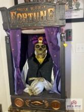 Ask Your Fortune skeleton fortune teller 35 x 15 x 19