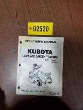 Kubota T61860-TG1860G Lawn Mower Manual