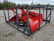 Skid Steer Standard Flower Forestry Drum Mulcher +