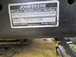 2001 John Deere 425