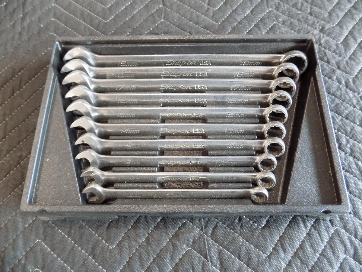 Snap on combination wrenches metric 10 piece