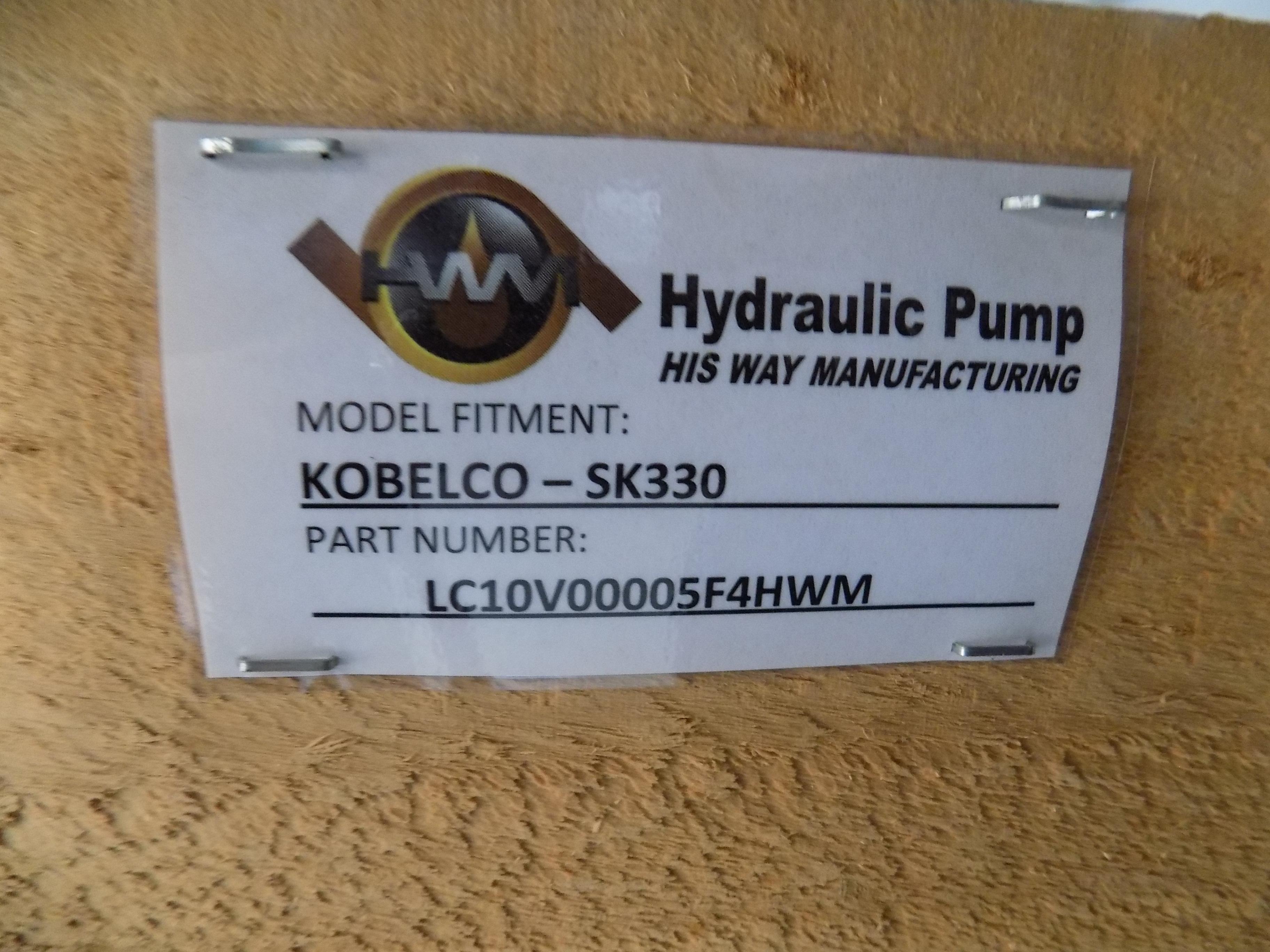 His Way Manufacturing Hydraulic Pump Kobelco-SK330