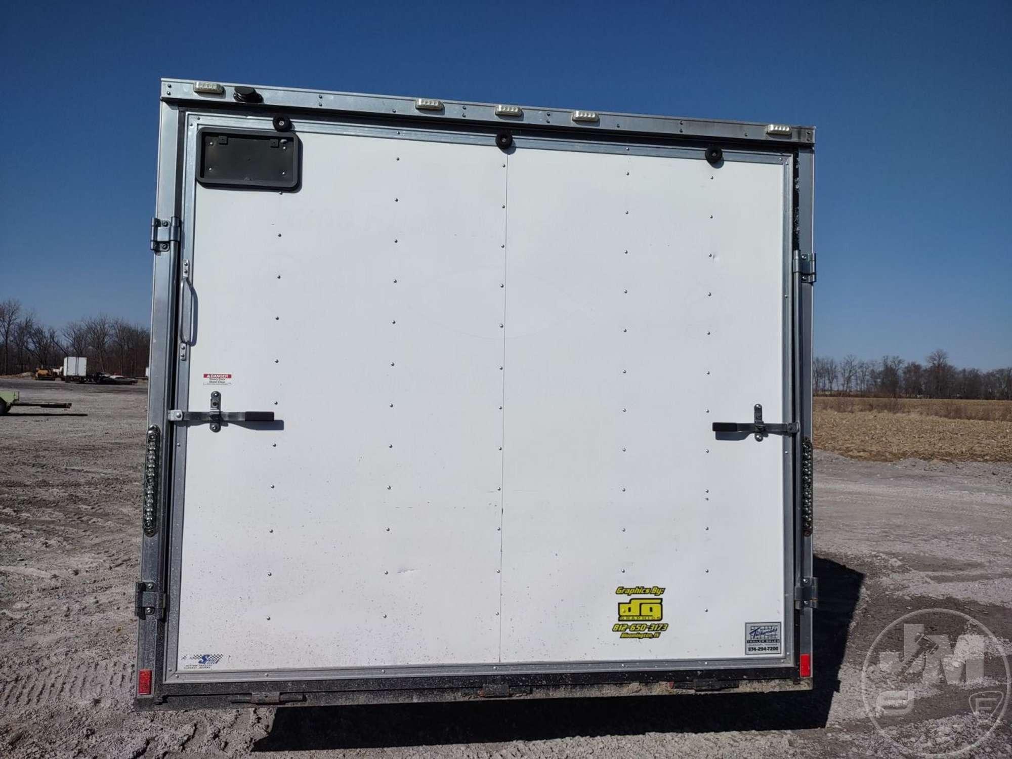 2015 TEAM SPIRIT TRAILERS OF ELKHART, INC. ENCLOSED ENCLOSED TRAILER 8'X22' VIN: 1T9LV2225FE661702