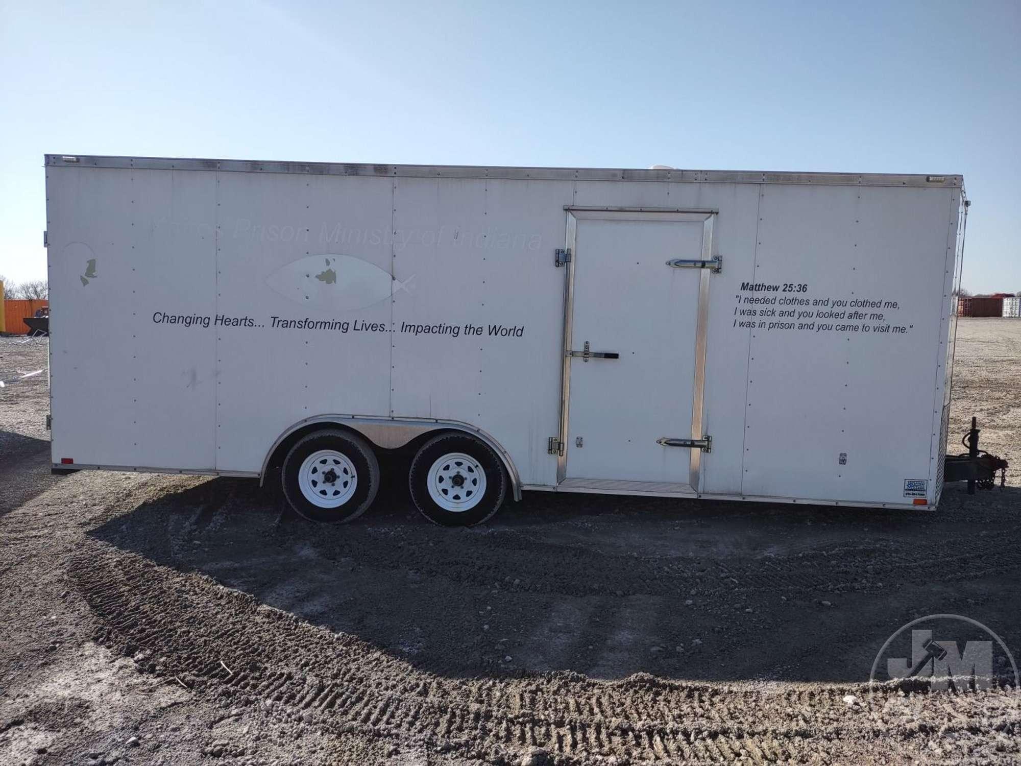 2015 TEAM SPIRIT TRAILERS OF ELKHART, INC. ENCLOSED ENCLOSED TRAILER 8'X22' VIN: 1T9LV2225FE661702