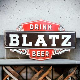 BLATZ BEER PORCELAIN SIGN