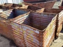 QUANITY OF 4 4' X 4' SCRAP BINS