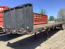 1985 GREAT DANE STEEL FLATBED VIN: 315273