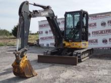 2016 JOHN DEERE 50G MINI EXCAVATOR SN: 1FF050GXVGH284988