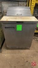 Delfield Stainless Single Door Prep Cooler W/