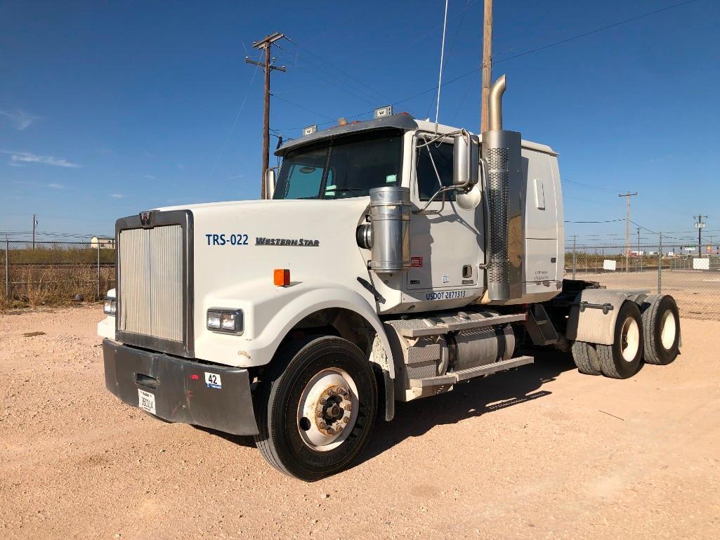 2013 Western Star 4900SF T/A Sleeper Road Tractor (Unit #TRS-022)