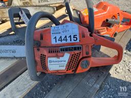 (2) Husqvarna Chainsaws