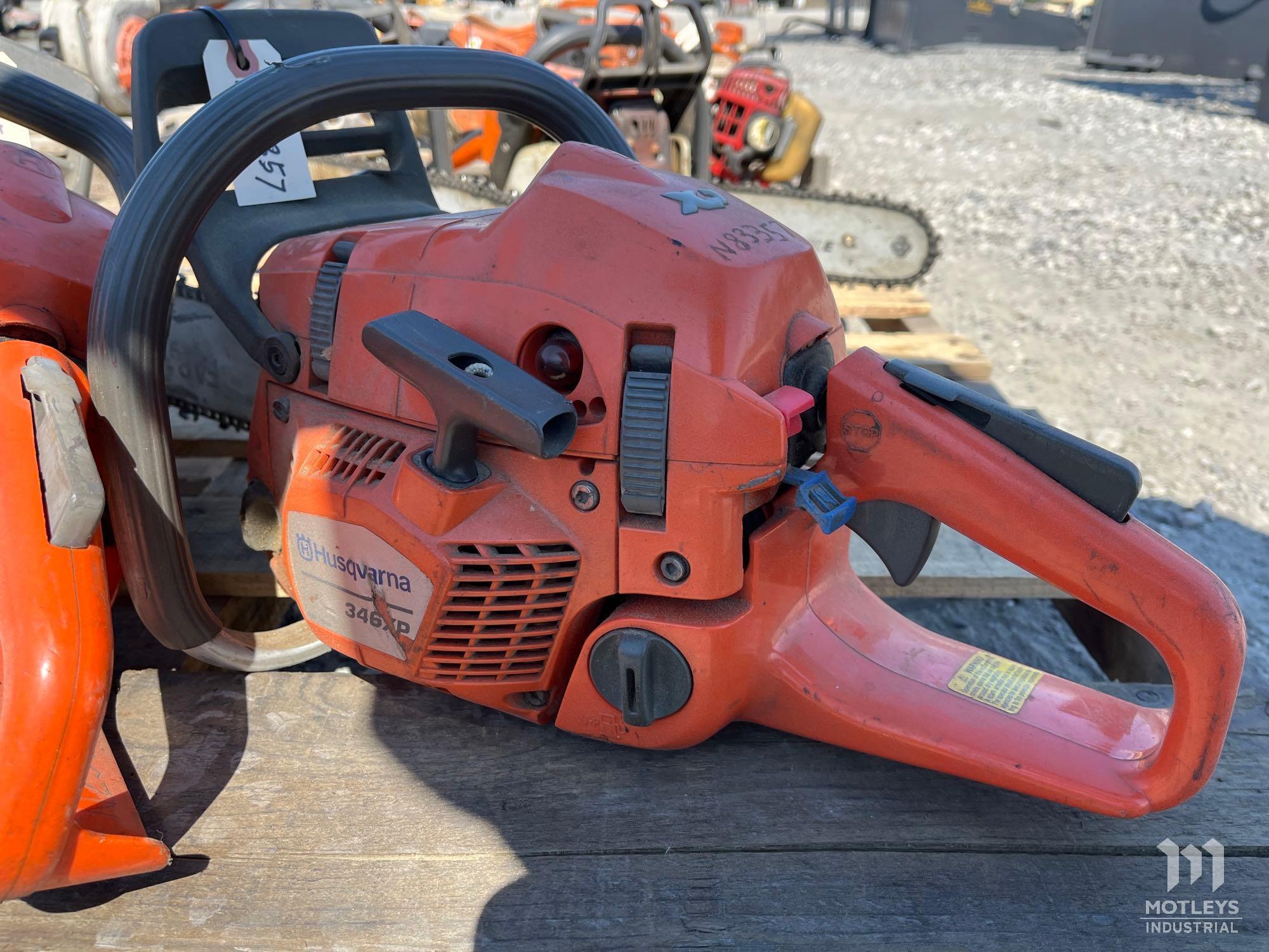 (2) Husqvarna Chainsaws